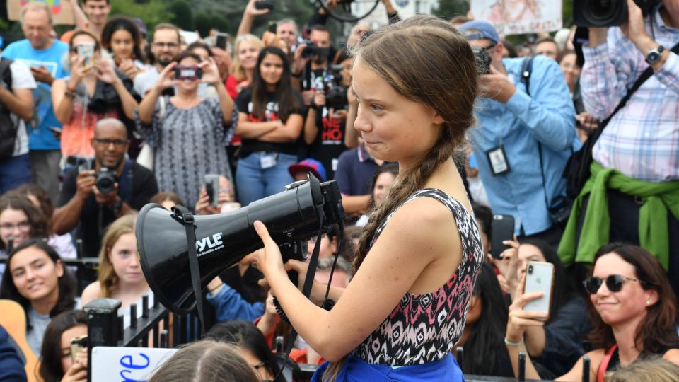 Greta Thunberg.
