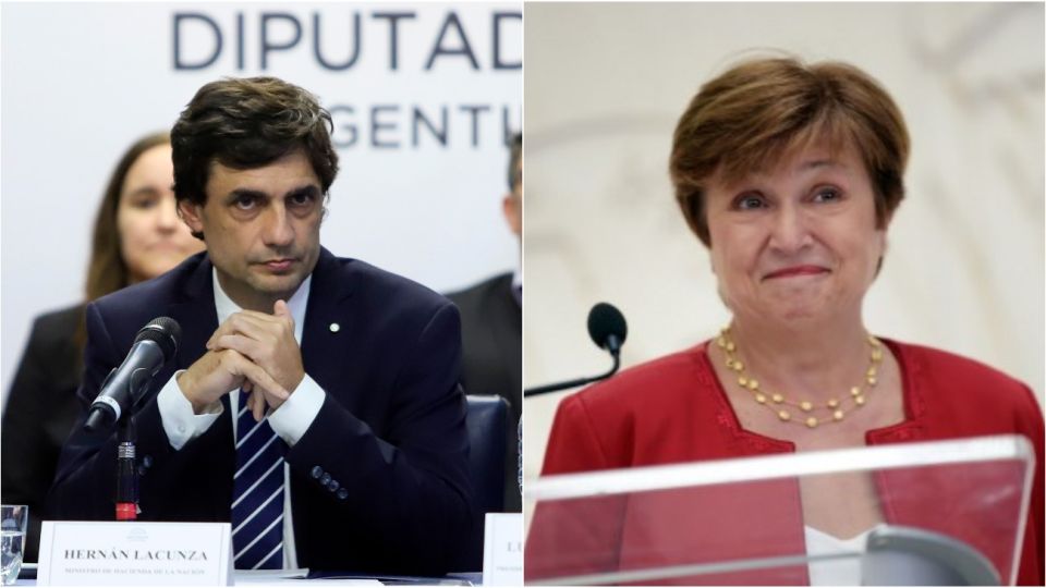 Lacunza se reunió con la nueva directora del FMI, Kristalina Georgieva.