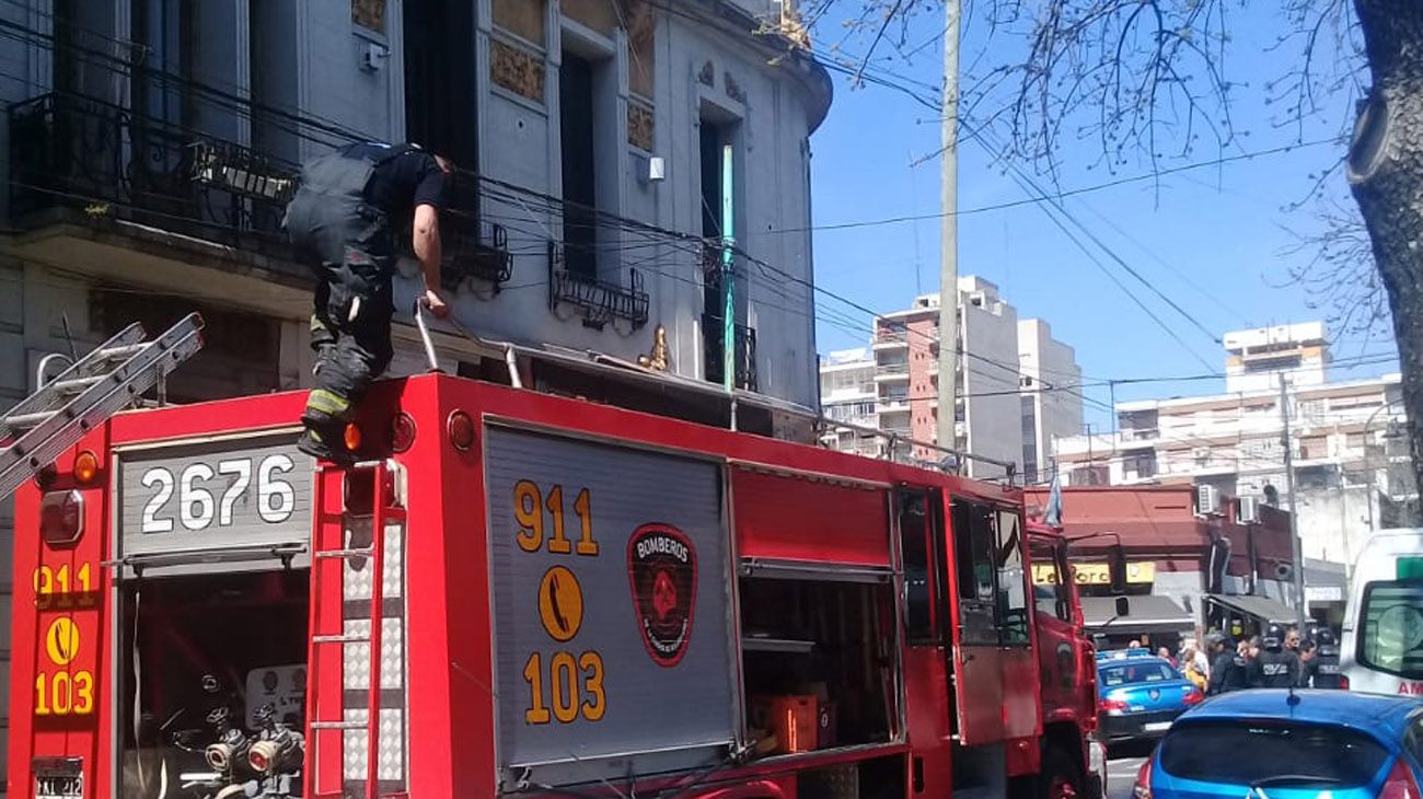 Incendio hotel de Flores