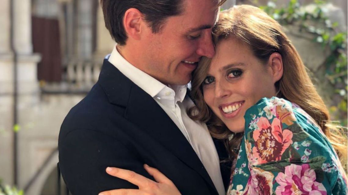 La Princesa Beatriz, junto a su prometido