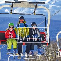 El ex "Puma", Manuel Contepomi presenta su familia en Chapelco