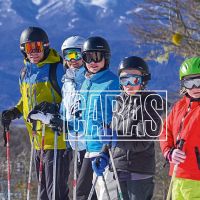 El ex "Puma", Manuel Contepomi presenta su familia en Chapelco