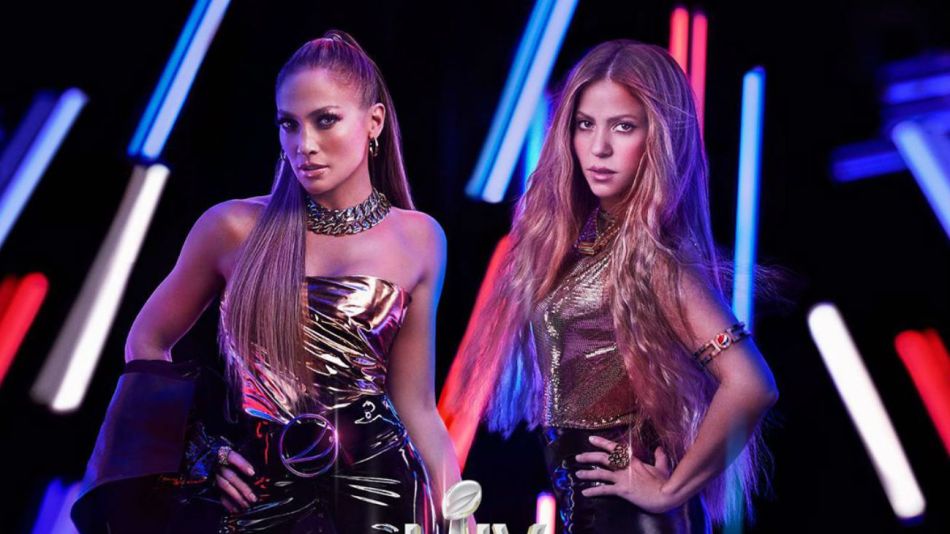 Shakira y Jennifer Lopez serán las estrellas del medio tiempo del Super Bowl 