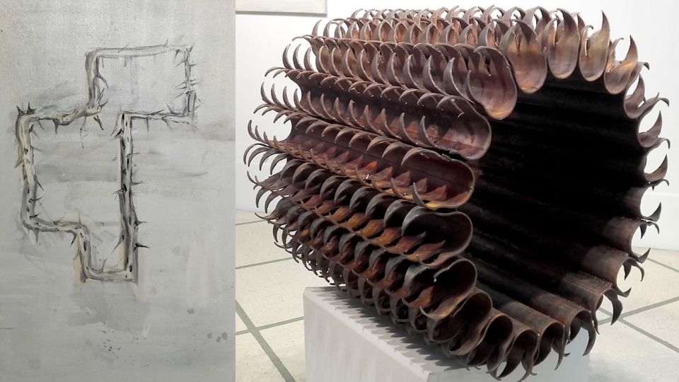 Las obras de Guillermo Kuitca y Luciana Lamothe, puestas en diálogo en la muestra Acople.