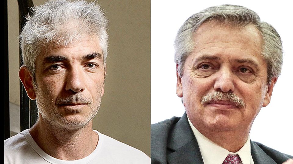 Marcelo Birmajer y Alberto Fernández
