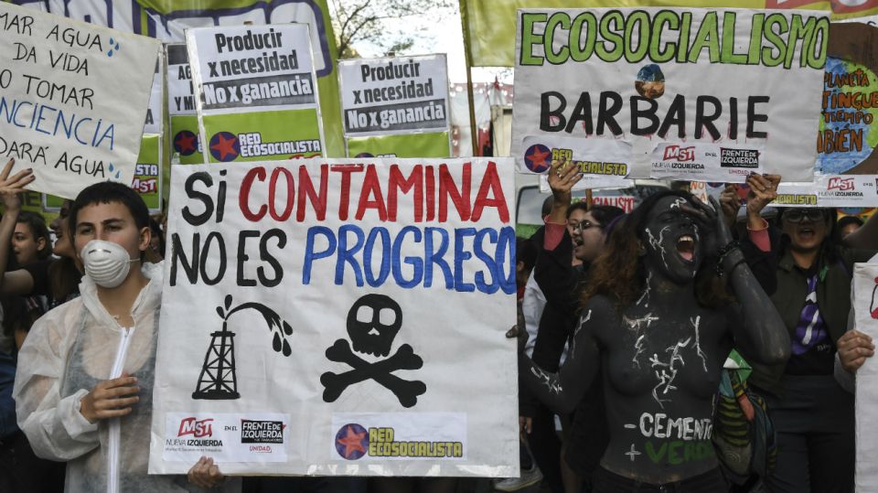 Marchas por el cambio climático en todo el país.