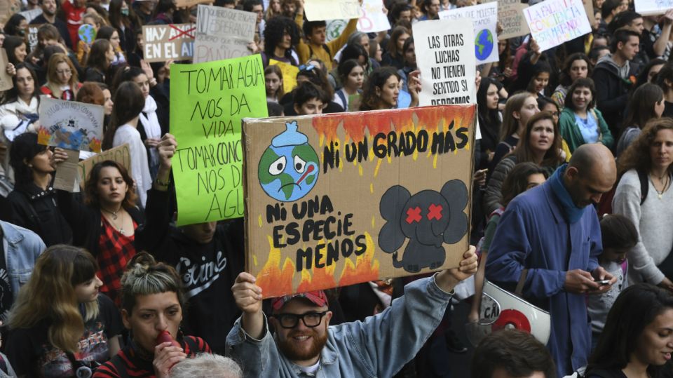 Marchas por el cambio climático en todo el país.