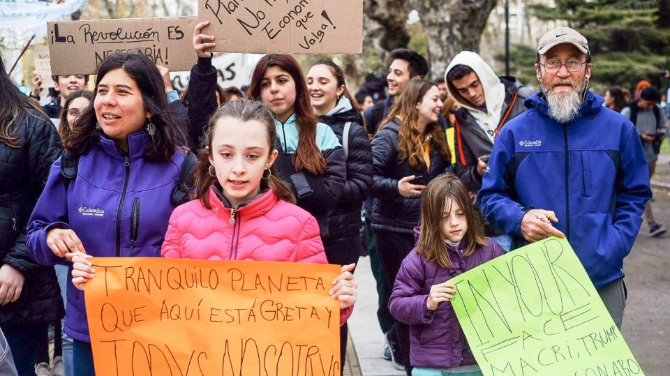 Marchas por el cambio climático en todo el país.