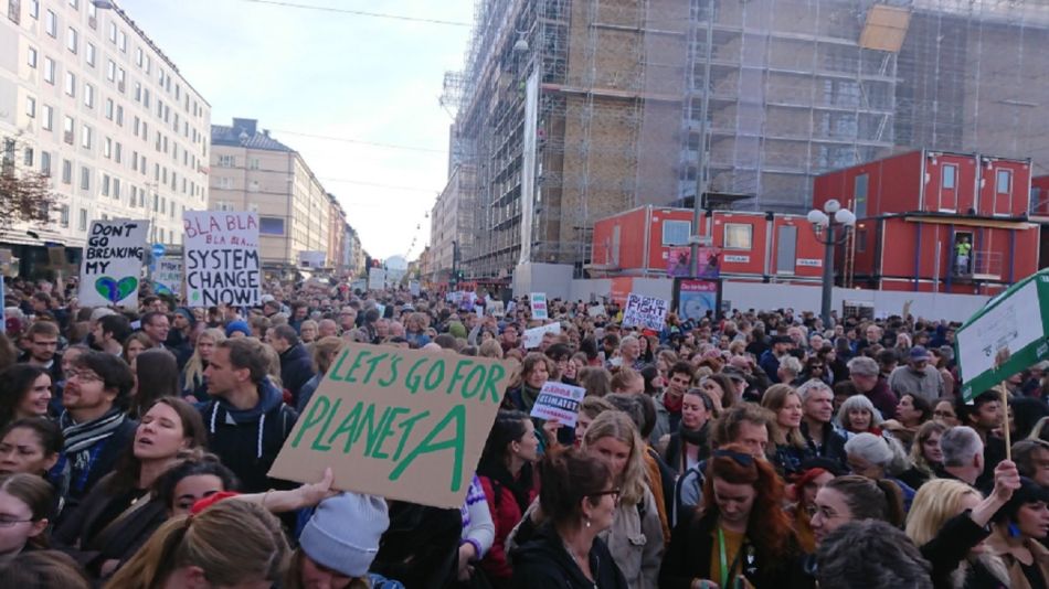 marcha cambio clima ambiente