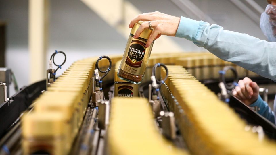 Nescafe Production As Coffee Stimulates Growth For Nestle SA