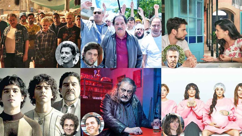 "El marginal 3". Quiroga se sumó a Underground en la tercera parte. / "El tigre veron". Chávez reza las palabras escritas por Osorio Vidal. / "Atav". Leandro Calderone, el coguionista del éxito de El Trece. / "Maradona". La biopic del Diez, en manos de Guillermo Salmerón. / "Entre hombres". Maggiori adaptó su propia novela para HBO. / "Pequeña Victoria". La idea original es de la guionista Halvorsen.