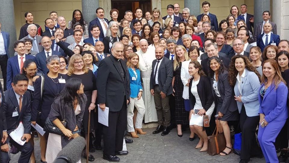 Cumbre. En junio, en El Vaticano, el Papa reunió al Comité Panamericano de Juezas y Jueces.