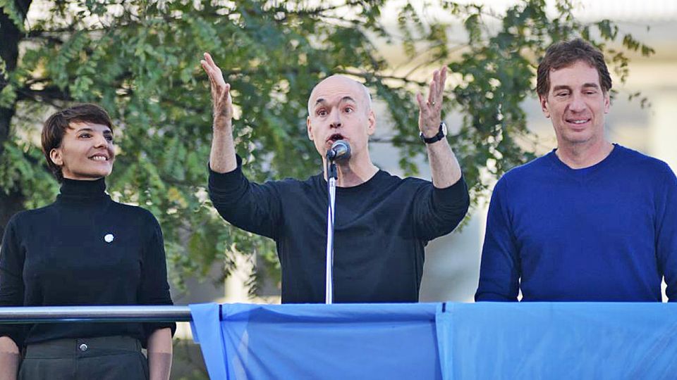 Protagonistas. Rodríguez Larreta lo presentó a Macri. Peña y Carrió, en sintonía. Pichetto, uno de los discursos más duros contra los K.