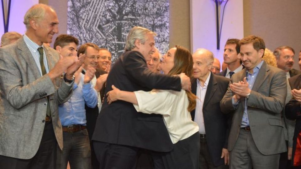 MUY COMODO. Según el candidato, se sintió muy cómodo ante los empresarios cordobeses