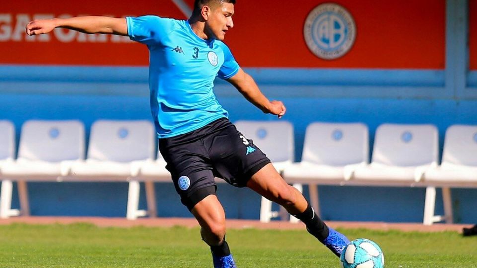 Amione. El juvenil, que ya está vendido al fútbol italiano, debuta en la primera de Belgrano.