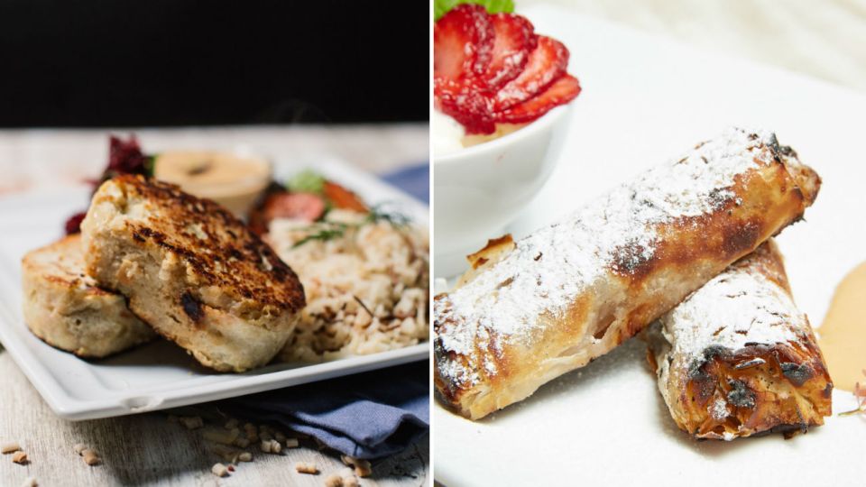 Guefilte fish y strudel de manzana, los platos típicos del encuentro.