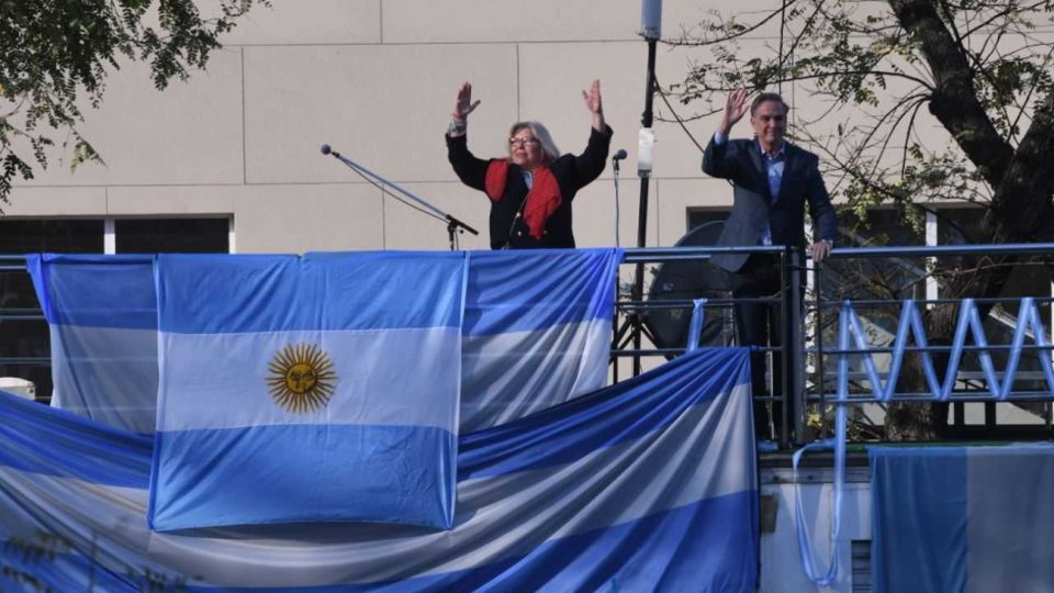 Así fue la marcha del "Sí se puede" en Barrancas de Belgrano.