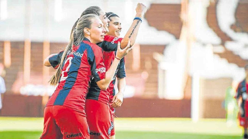 Maca Sanchez. Tuvo un debut soñado con la camiseta de San Lorenzo.