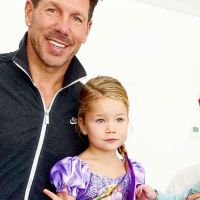 Diego Simeone festejó en familia los tres años de su hija, Francesca
