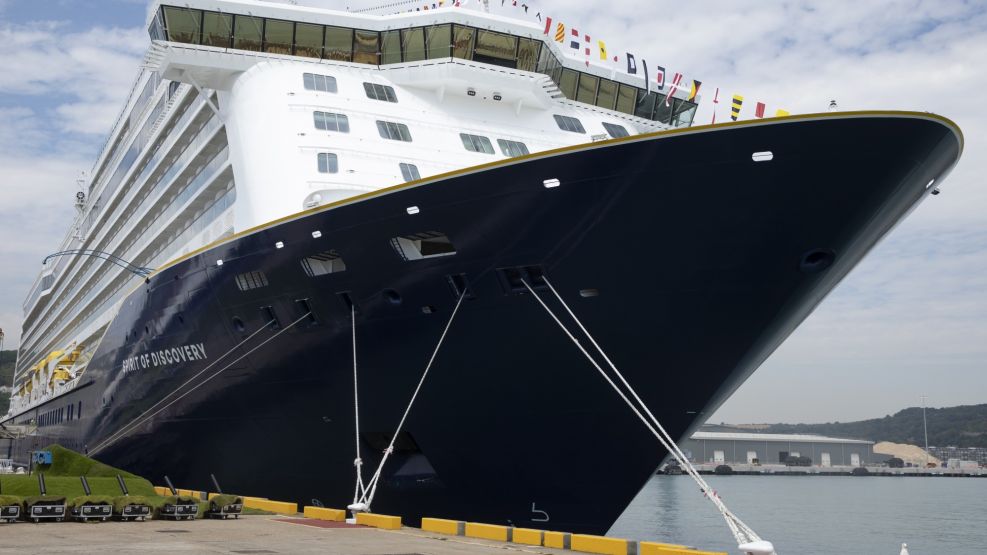 The Duchess Of Cornwall Names Saga's New Cruise Ship The "Spirit Of Discovery"