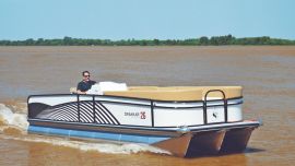 En navegación, el crucero Drakkar 26 no genera trimados excesivos.