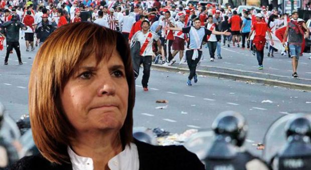 Superclásico: La barra de River amenzó a Patricia Bullrich