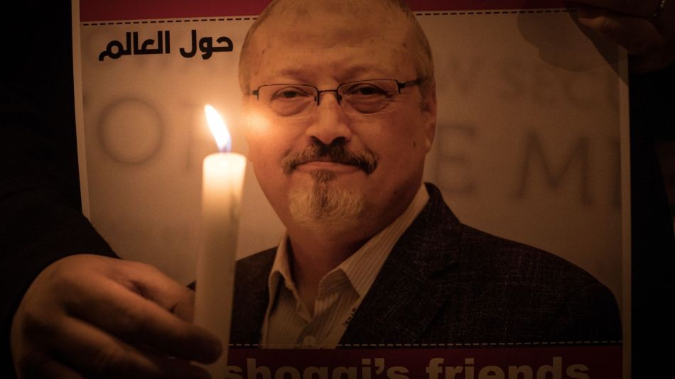 Vigil for Khashoggi at Saudi Consulate in Istanbul