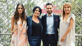 El Dr. Felice junto a los famosos