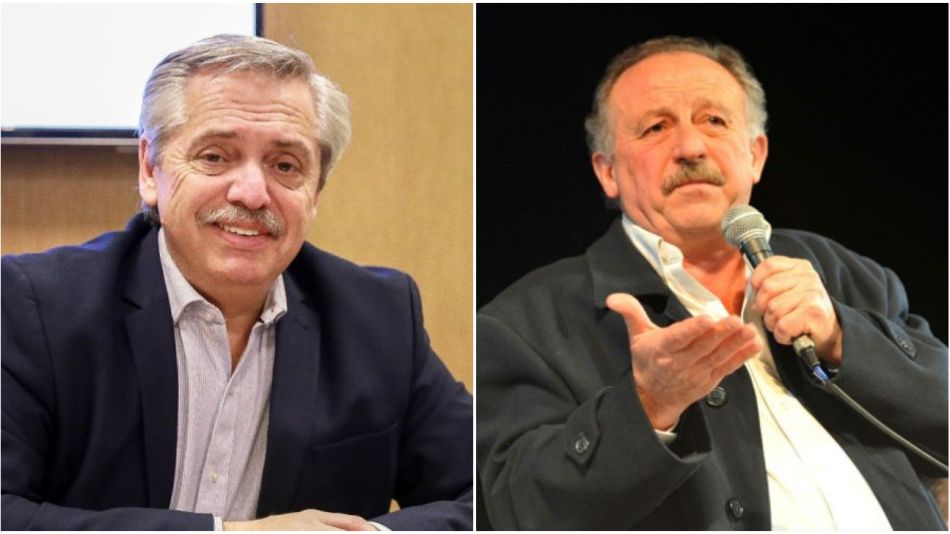Alberto Fernández y Hugo Yasky
