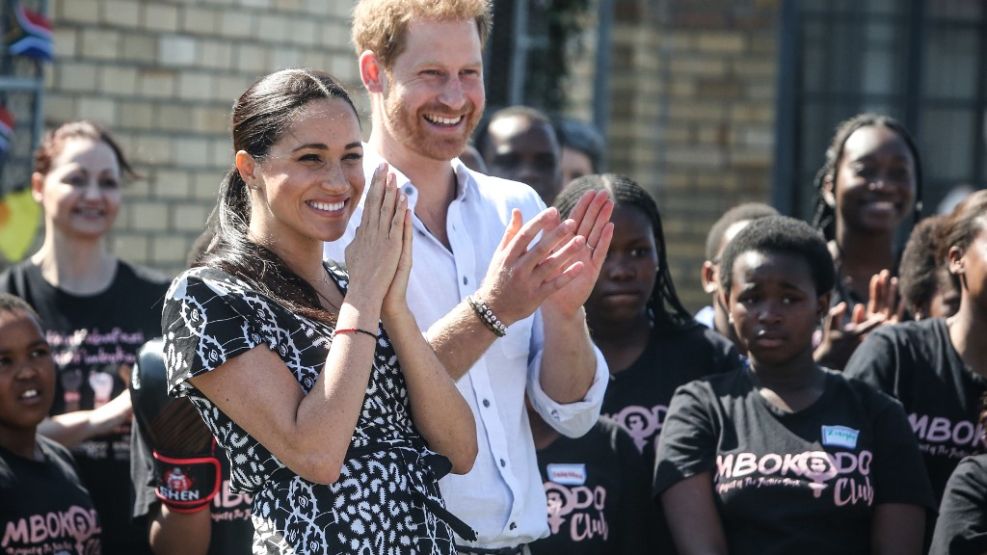 El príncipe Harry en Sudáfrica con Meghan, duquesa de Sussex