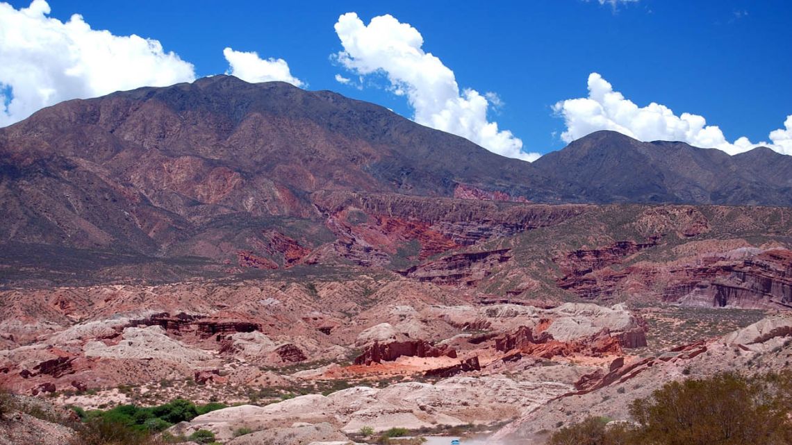 Sedimentary landscapes of the Valles Calchaquíes.