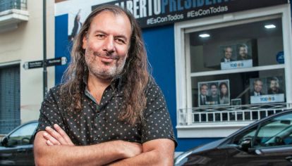 El autor. Raposo integra el equipo publicitario de la campaña del Frente de Todos.