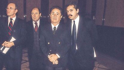 Con Alberto Fernandez. El candidato del Frente de Todos es para Duhalde el virtual presidente electo. Propone un gran pacto.