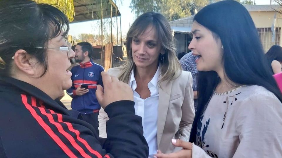 Archivo. Malena Galmarini, días atrás, en plena campaña electoral.