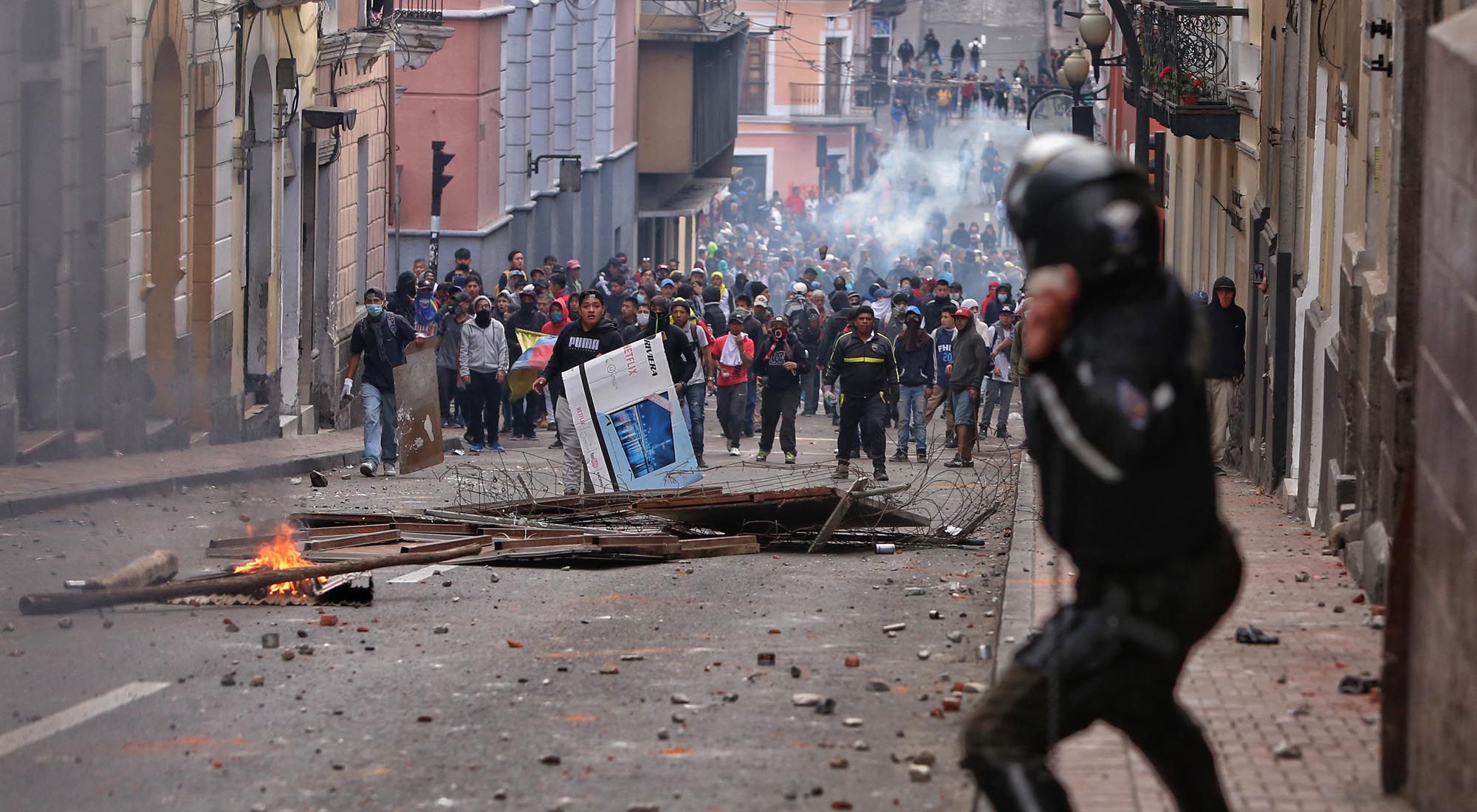 Máxima tensión en Ecuador.