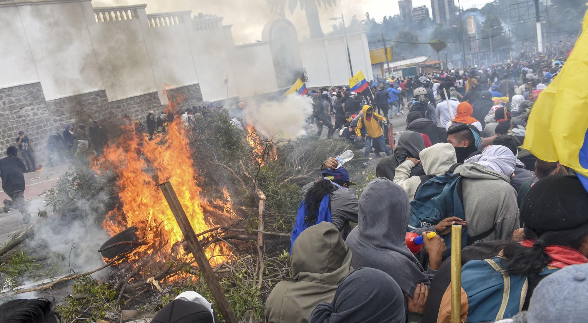 Máxima tensión en Ecuador.