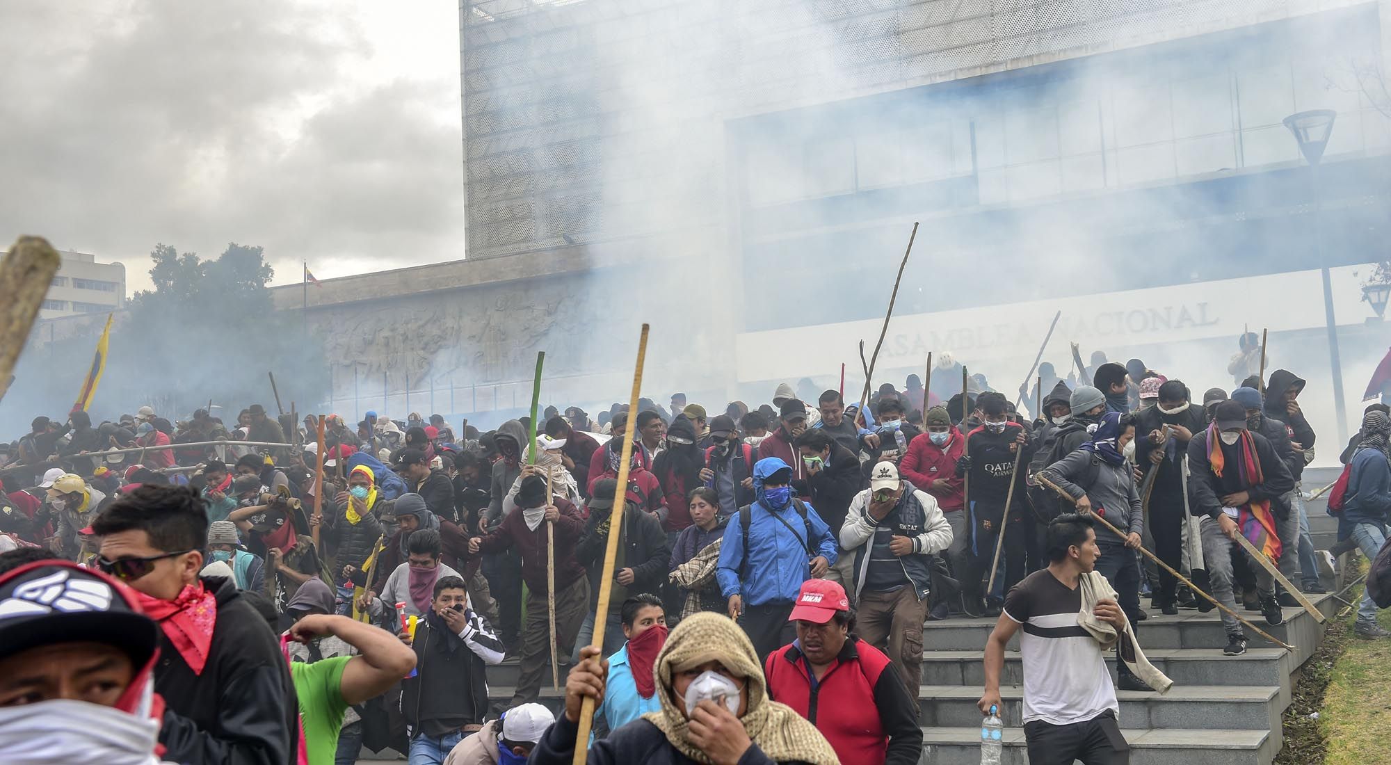 Máxima tensión en Ecuador.