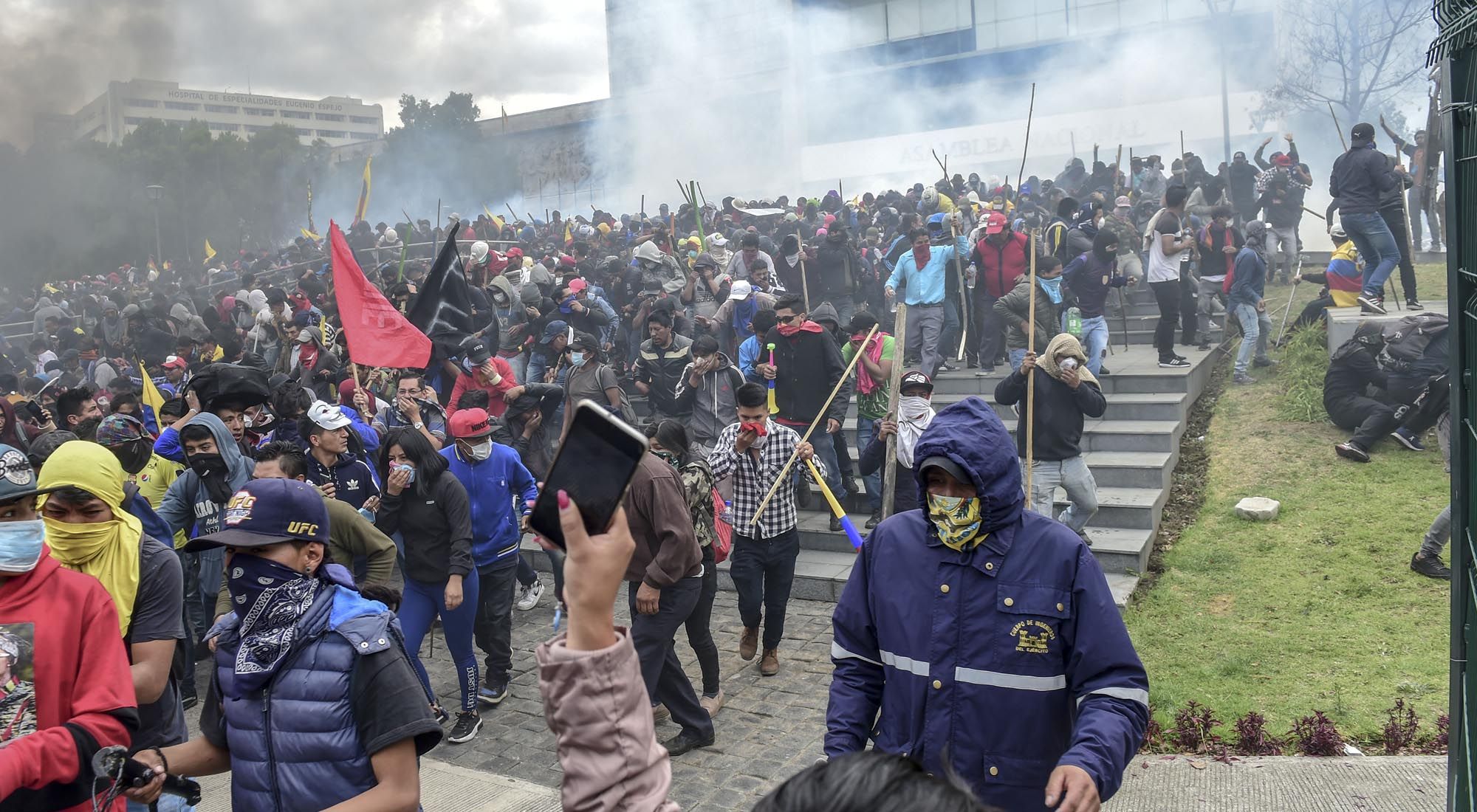 Máxima tensión en Ecuador.