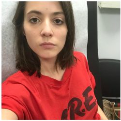 Carla Quevedo mientras sufría uno de sus peores periodos de depresión