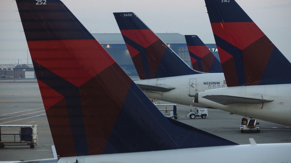 Operations At The Delta Air Lines Inc. Terminal Ahead Of Earnings Figures