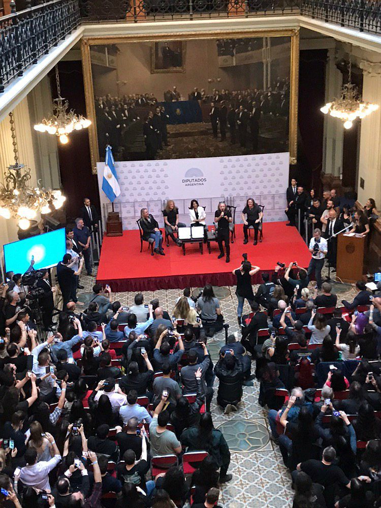 Iron Maiden en el Congreso de la Nación.