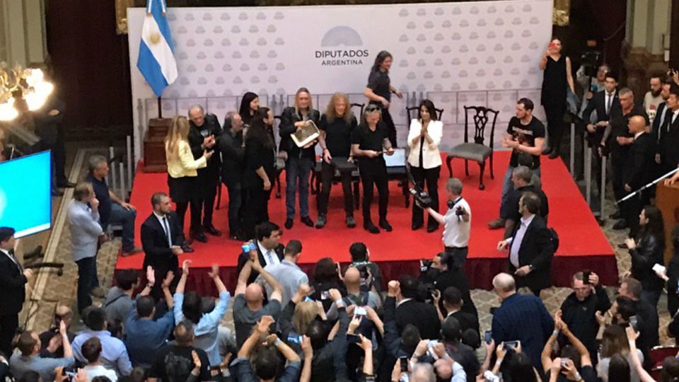 Iron Maiden en el Congreso de la Nación.