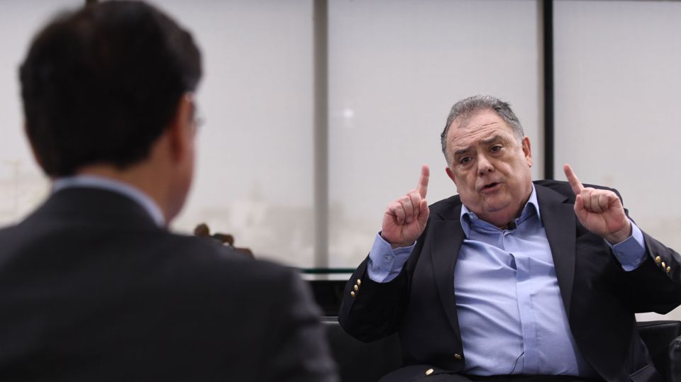 Eduardo Valdés, en la entrevista con Jorge Fontevecchia.