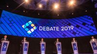 candidatos debatiendo 20191013