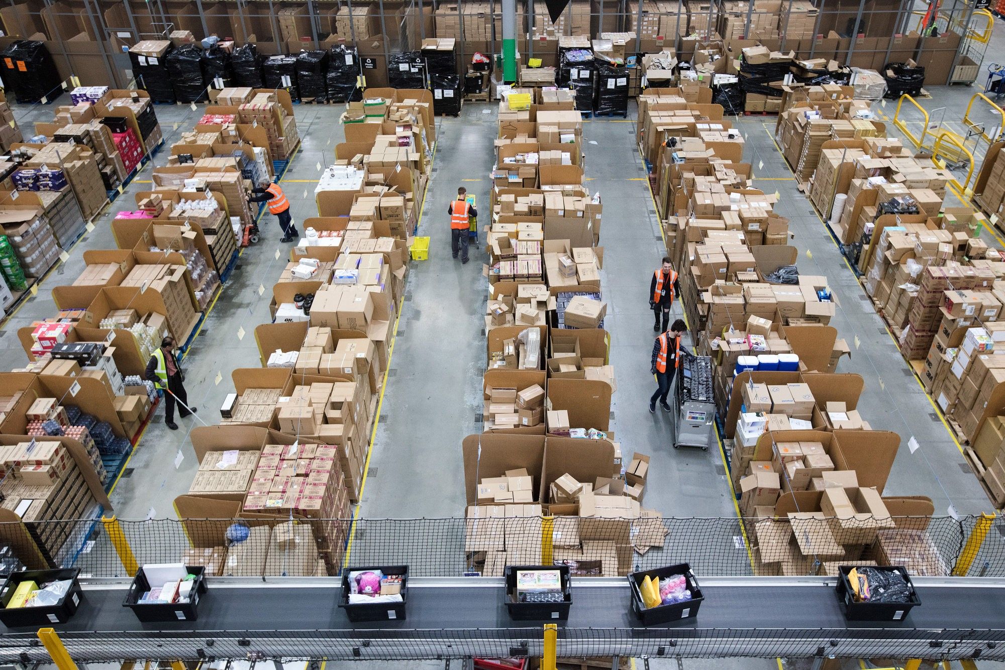 Inside An Amazon.com Inc Fulfilment Center As It Prepares For Black Friday