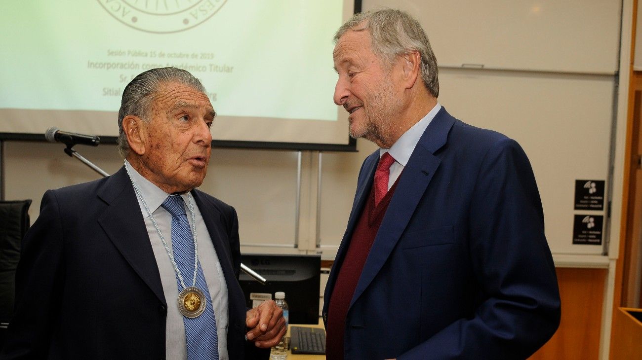 Eduardo Eurnekian y el presidente de Fiat Chrysler Automobiles, Cristiano Rattazzi.