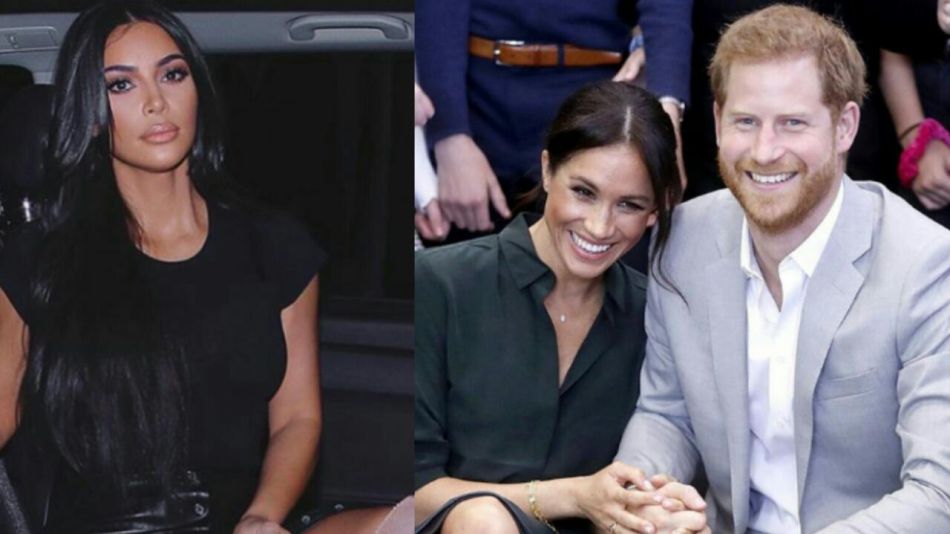 Kim Kardashin defendió a Meghan Markle y al príncipe Harry de las fuertes críticas 