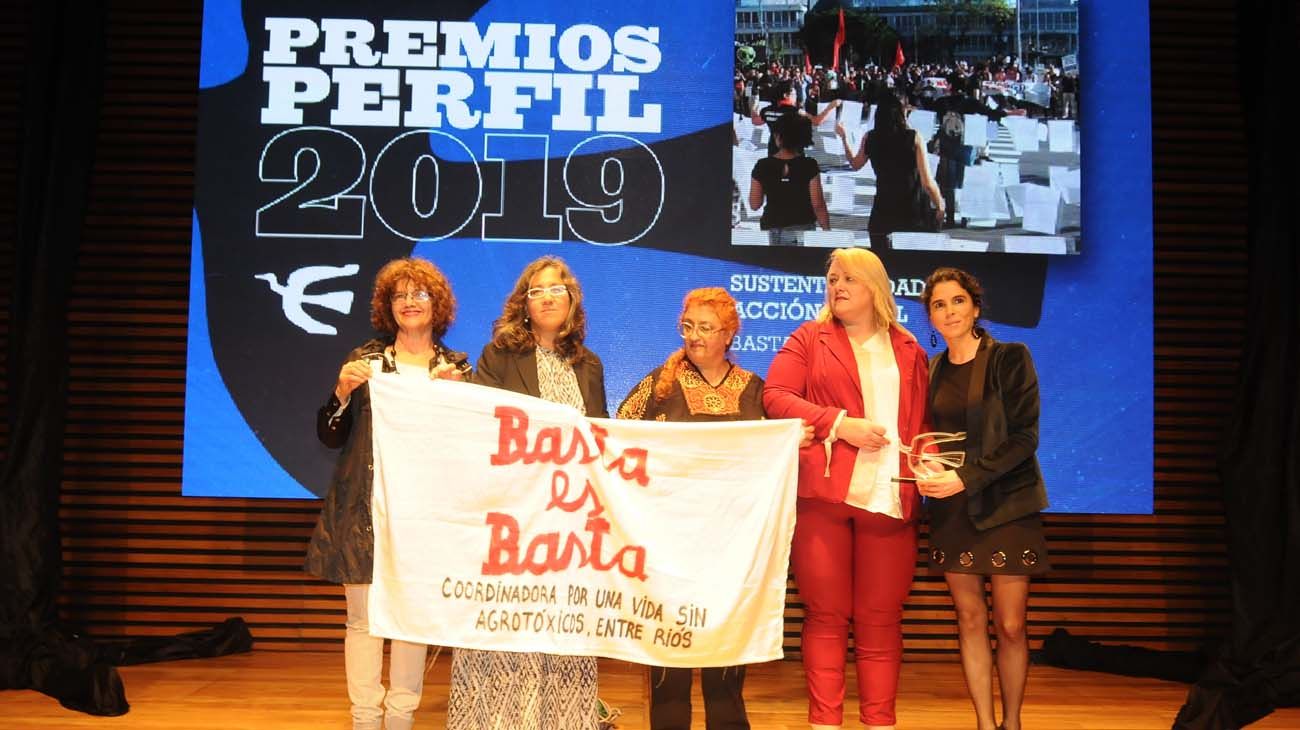 La ONG Basta es Basta, Premio Perfil en la categoría Sustentabilidad y Acción Social.