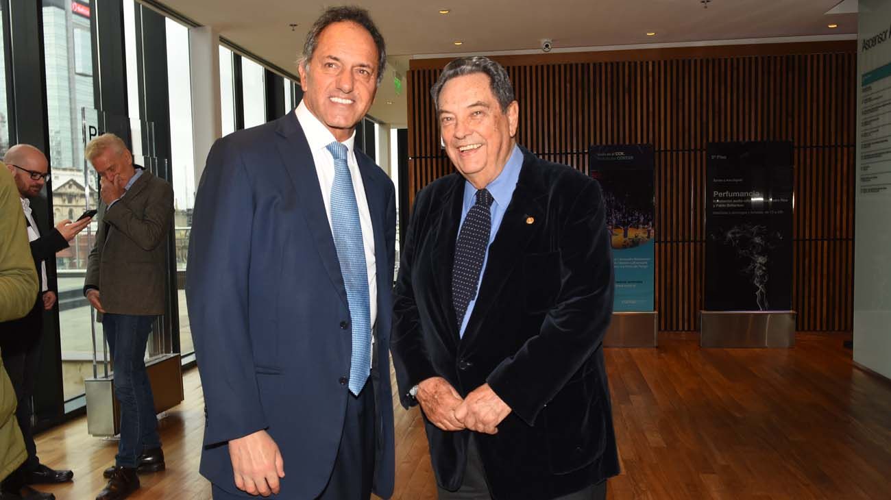 Daniel Scioli y Abel Posse.