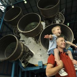 Cualquier oportunidad para estar cerca de cohetes como el Saturn V se convierte en una experiencia maravillosa.